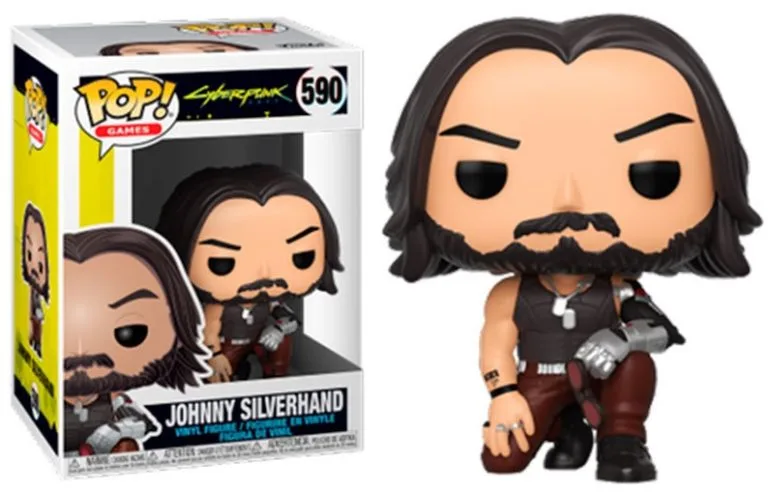 Funko Pop! Games: Cyberpunk: Johnny Silverhand, crouch (590)