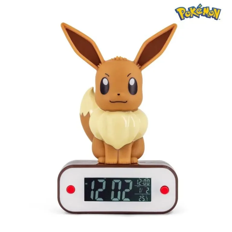POKEMON - Eevee - Alarm Clock with LED Lamp