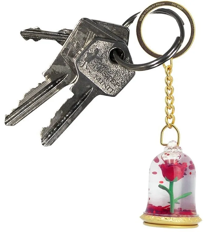 DISNEY - Keychain 3D Premium - Beauty and the Beast - Rose