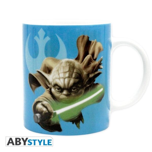 STAR WARS - Mug 320 ml - Yoda & R2D2 - Afbeelding 4