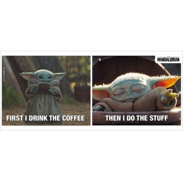 THE MANDALORIAN - Baby Yoda Meme - Mug 320ml - Afbeelding 3
