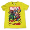 MARVEL COMICS - T-Shirt KIDS Comics Heroes - Yellow