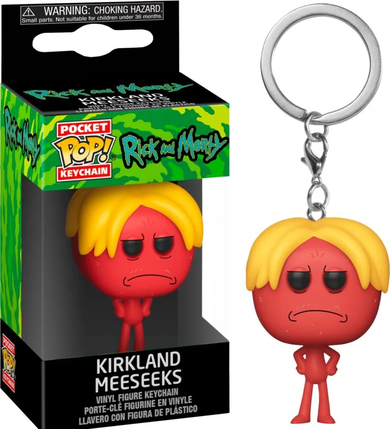 RICK & MORTY - Pocket Pop Keychains - Kirkland Meeseeks - 4cm