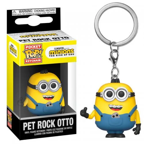 MINIONS 2 - Pocket Pop Keychain - Pet Rock Otto