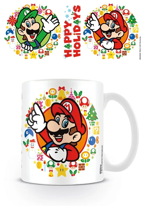 NINTENDO - Mug - 300 ml - Super Mario Happy Holliday