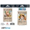 ONE PIECE - Stickers - 16x11cm / 2 Sheets - Wanted Luffy & Zoro