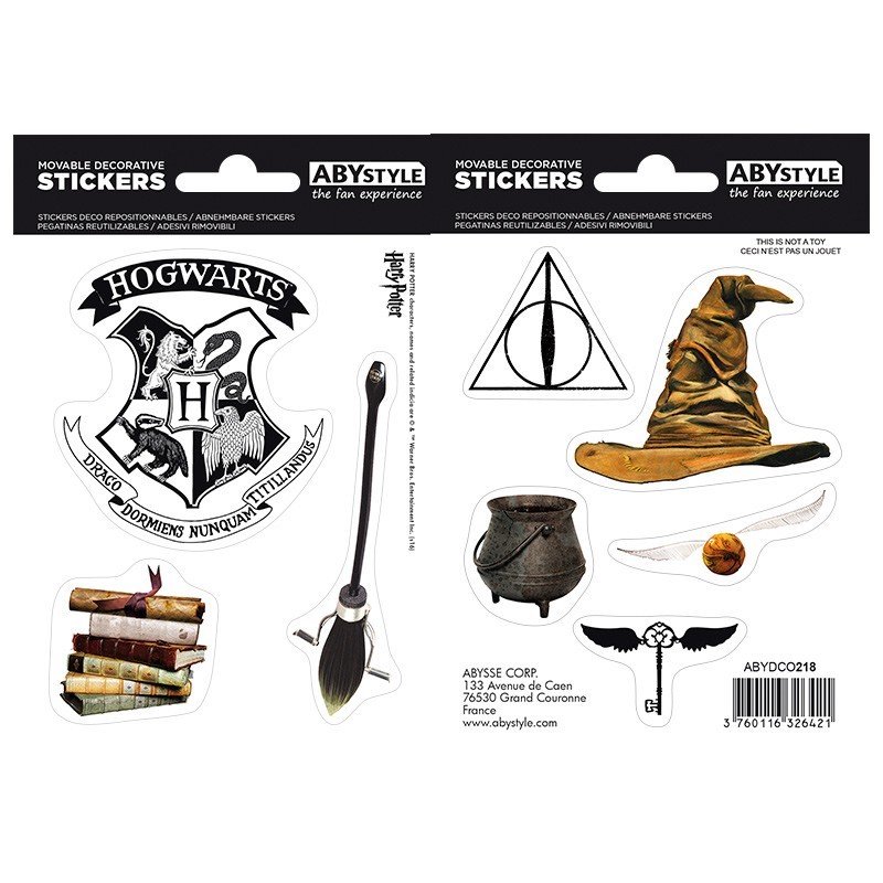 HARRY POTTER - Stickers - 16x11cm / 2 planches - Magical Objects