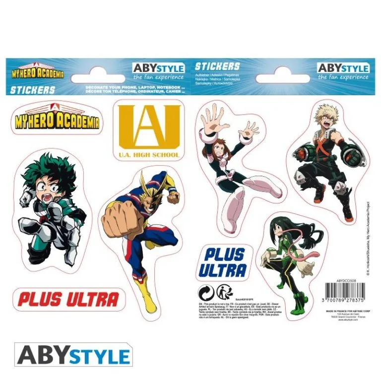 MY HERO ACADEMIA - Stickers - 16x11cm / 2 Sheets - UA High School
