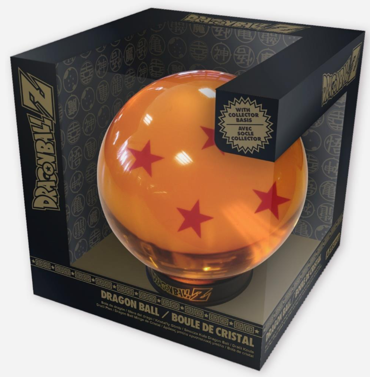 DRAGON BALL - Crystal Ball 75mm with Collector Basis