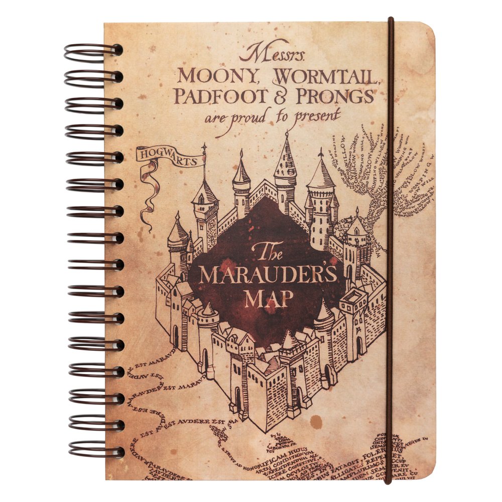 HARRY POTTER - Marauder's Map - Notebook A5