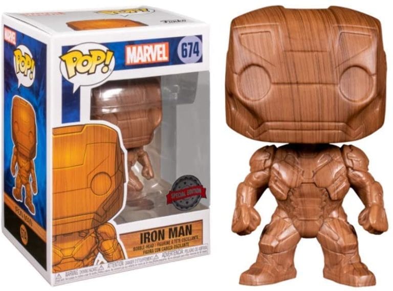 Funko Pop! Marvel: Iron Man Wood Deco - Special Edition (674)