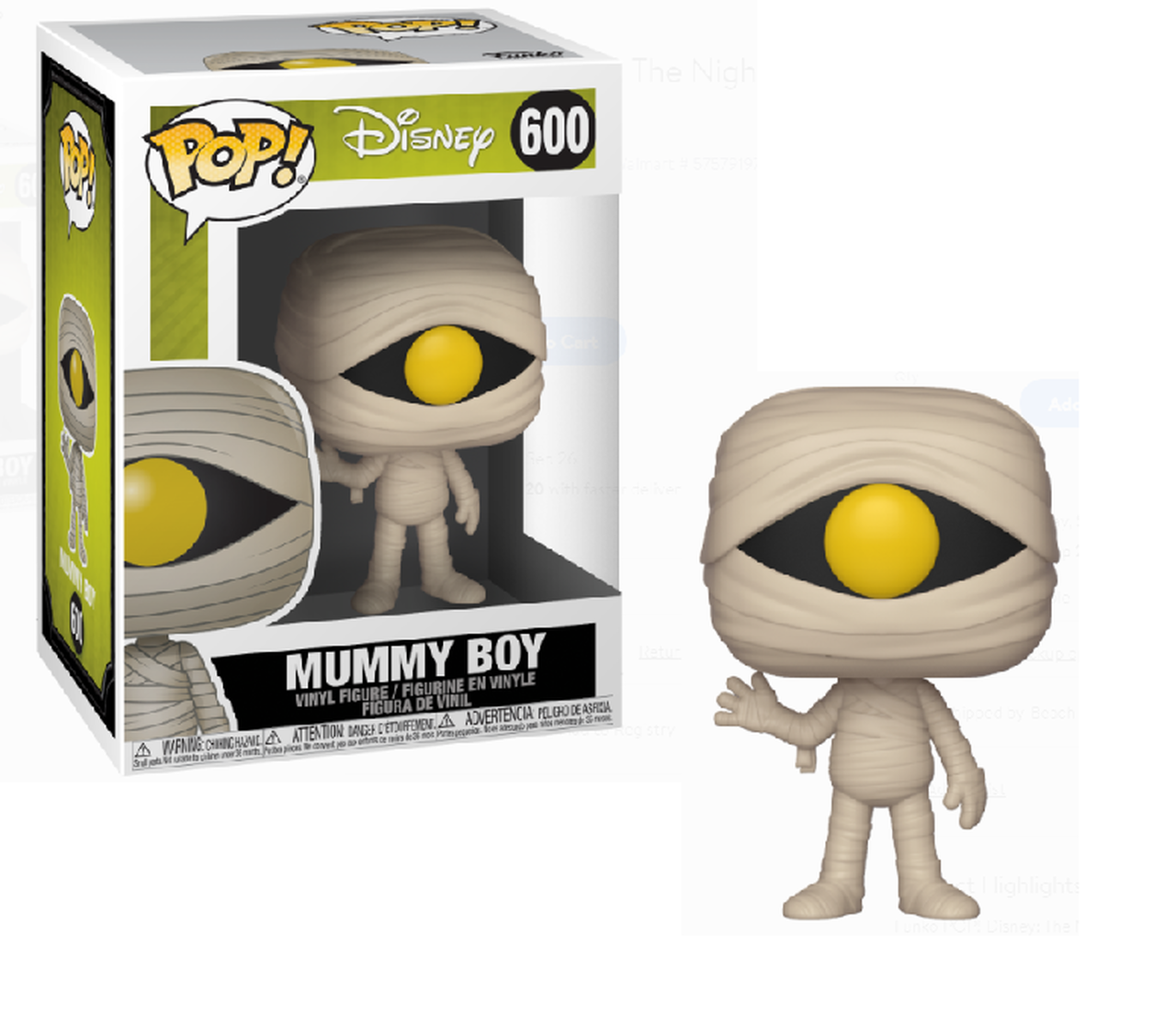 Funko Pop! Nightmare before Xmas: Mummy Boy (600)