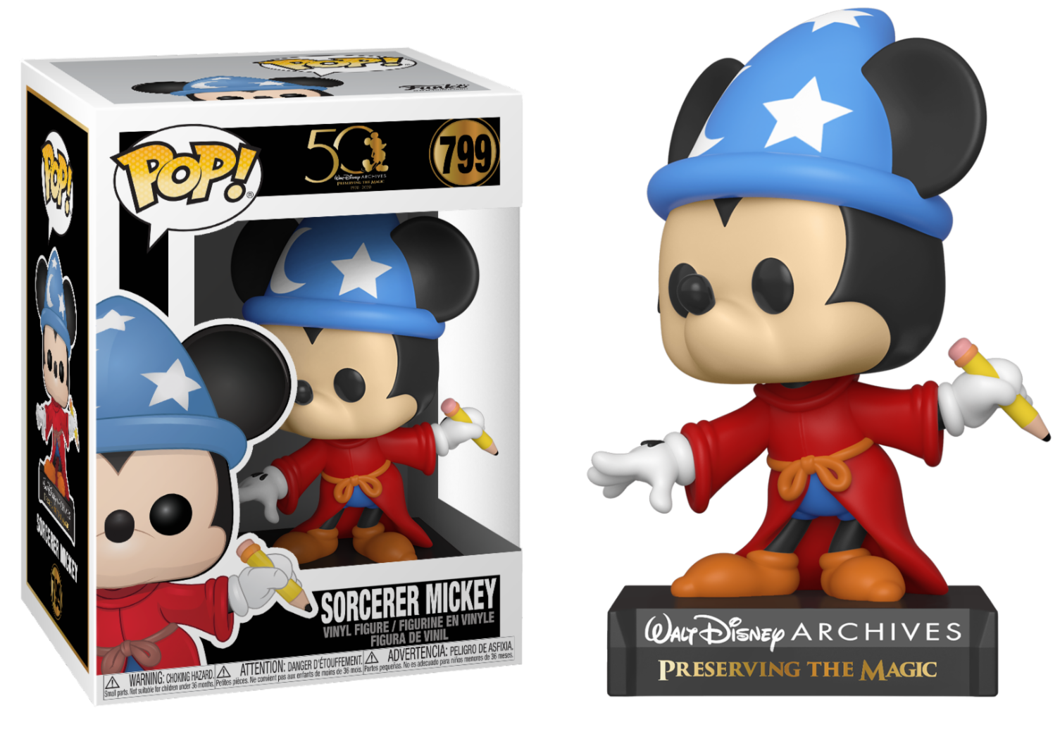 Funko Pop! Disney Archives: Sorcerer Mickey (799)