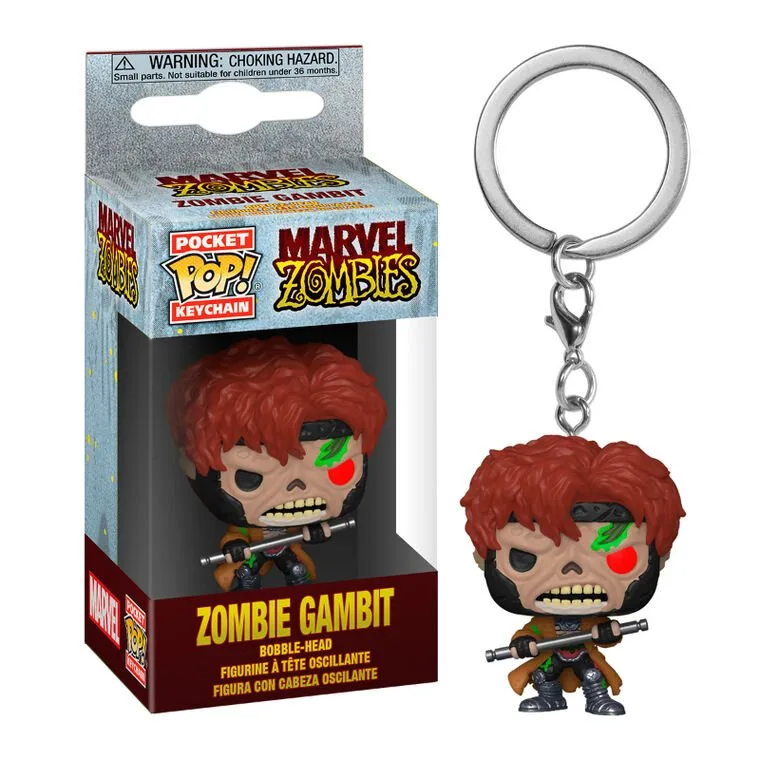 MARVEL ZOMBIES - Pocket Pop Keychains - Gambit - 4cm