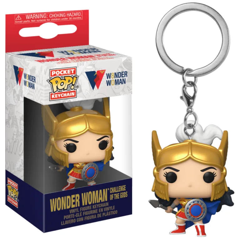 WW80TH - Pocket Pop Keychain - Wonder Woman Challenge of the Gods