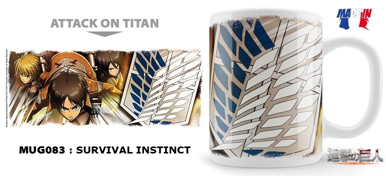 ATTACK ON TITAN - Mug 325ml - Survival Instinct
