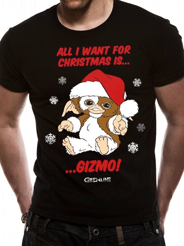 GREMLINS - T-Shirt IN A TUBE- All I Want For Christmas is Gizmo