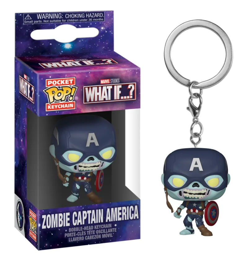 MARVEL WHAT IF - Pocket Pop Keychains - Zombie Captain America