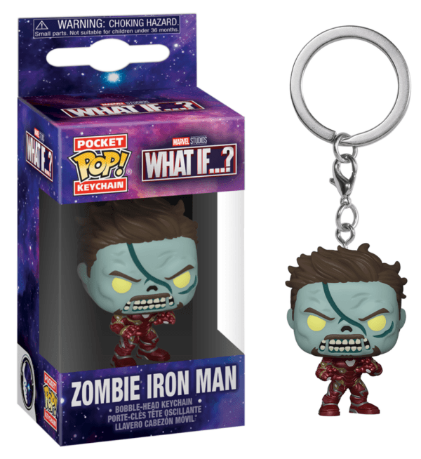 MARVEL WHAT IF - Pocket Pop Keychains - Zombie Iron Man