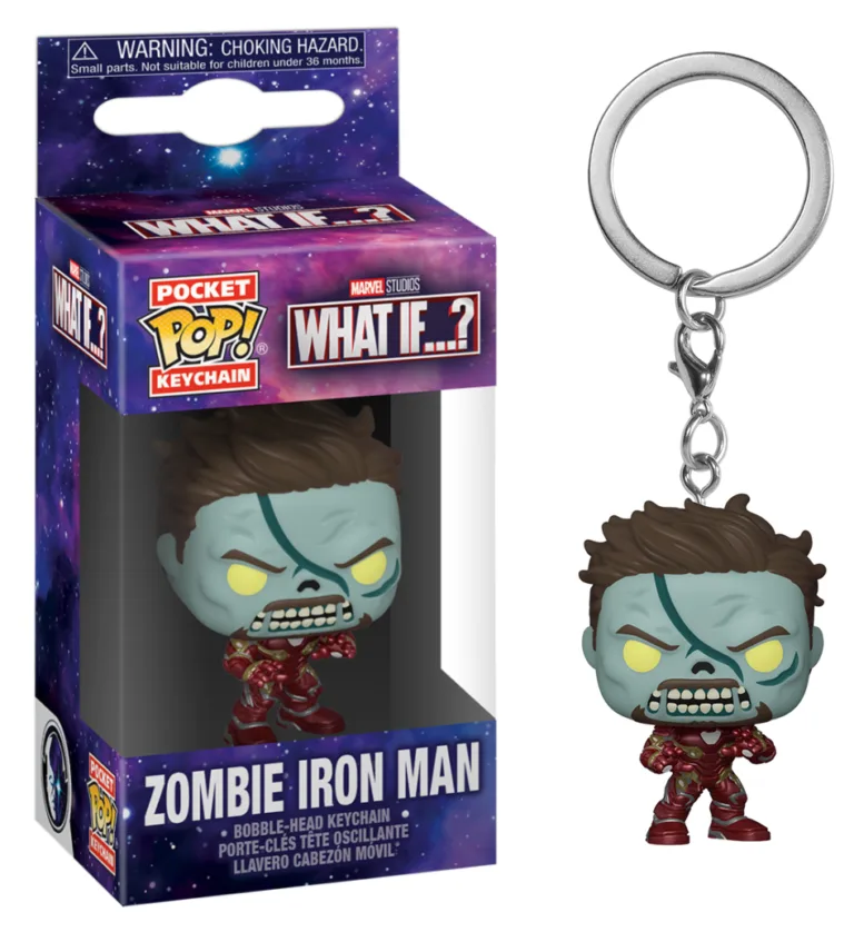 MARVEL WHAT IF - Pocket Pop Keychains - Zombie Iron Man