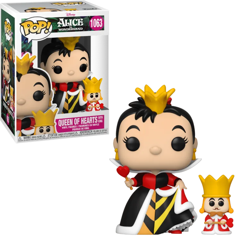 Funko Pop! Alice in Wonderland (Alice 70th): Queen w/ King (1063)