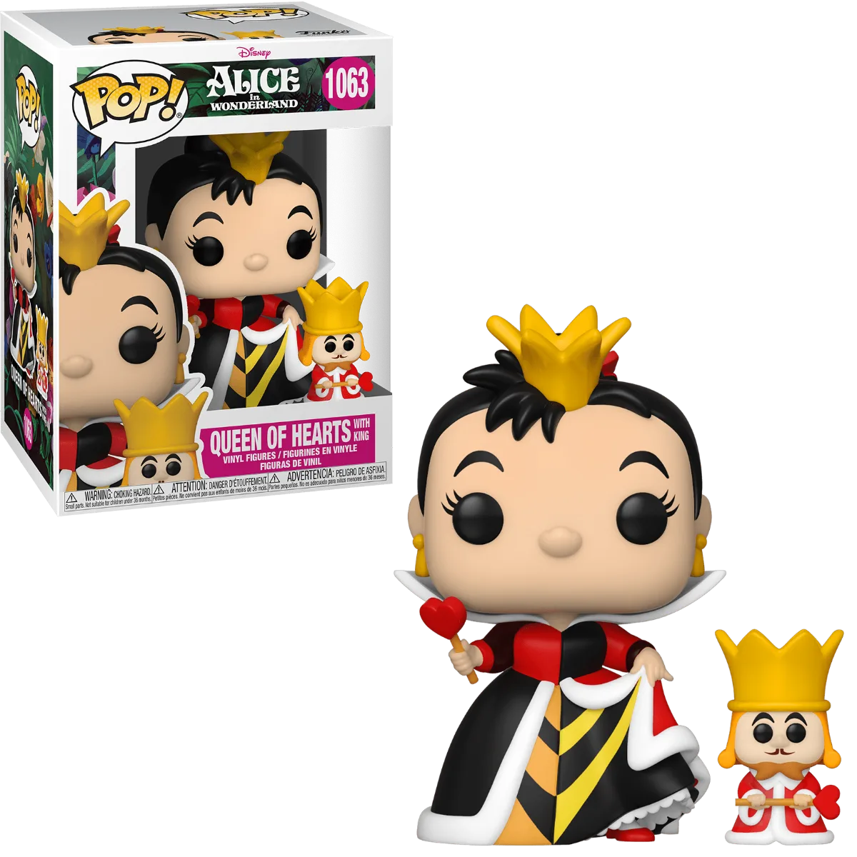 Funko Pop! Alice in Wonderland (Alice 70th): Queen w/ King (1063)