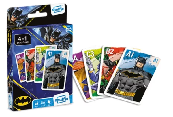 DC COMICS - Batman - Card Game - 4 in 1 NL/FR - Afbeelding 3