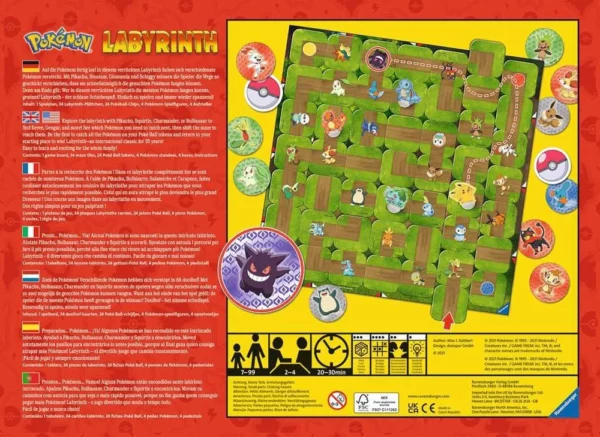 POKEMON - Bordspel Labyrinth - Afbeelding 2