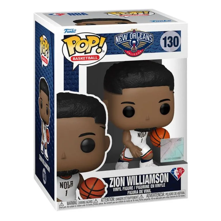 Funko Pop! Basketball: NBA - New Orleans: Zion Williamson (130)