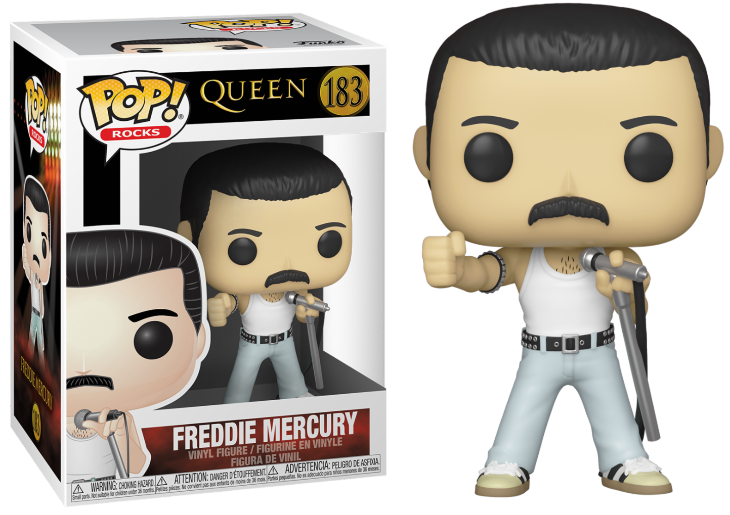 Funko Pop! Rocks: Queen: Freddy Mercury Radio Gaga 1985 (183)