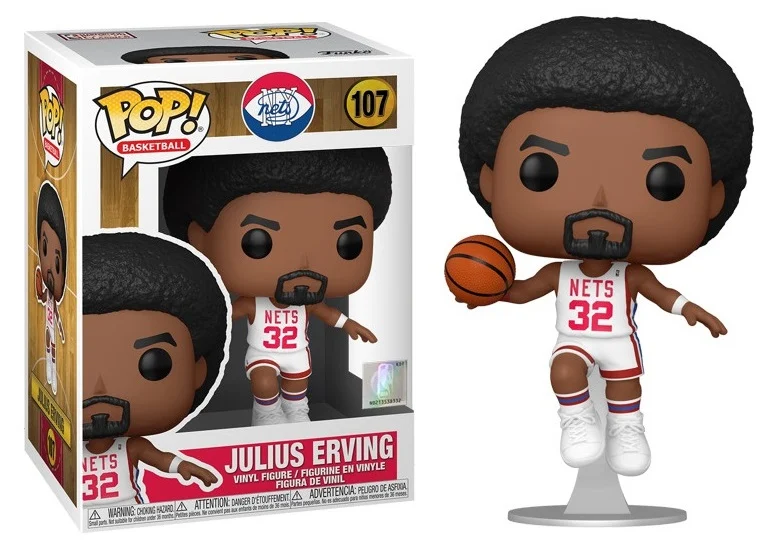 Funko Pop! Basketball: NBA - Nets: Julius Erving (107)