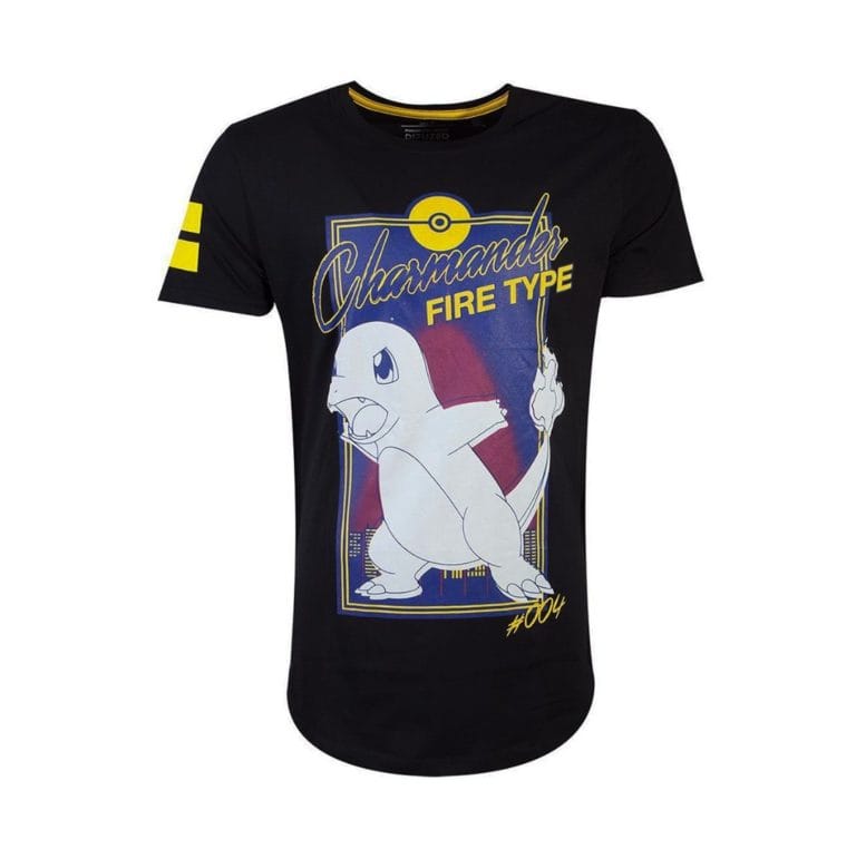POKEMON - City Charmander #004 - Men T-Shirt (L)