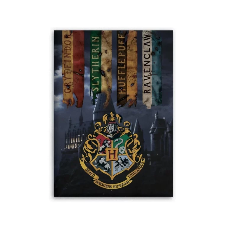 HARRY POTTER - Crest - Polar Plaid 100% Microfiber 70x140cm