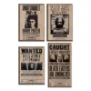 HARRY POTTER - Wanted - Set van 4 magneten