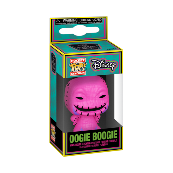 NIGHTMARE BEFORE XMAS - Pocket Pop Keychains - Blacklight Oogie Boogie