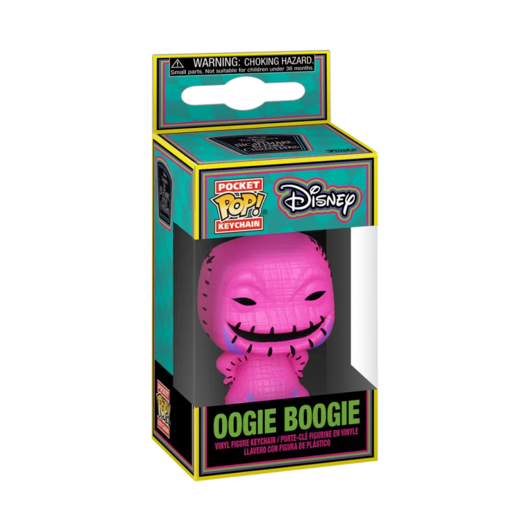 NIGHTMARE BEFORE XMAS - Pocket Pop Keychains - Blacklight Oogie Boogie