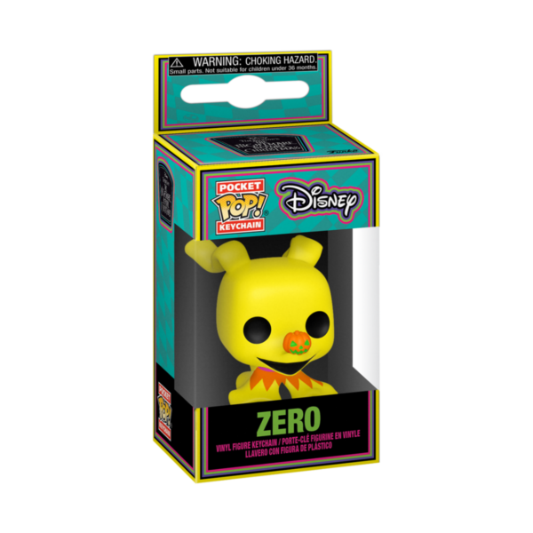 NIGHTMARE BEFORE XMAS - Pocket Pop Keychains - Blacklight Zero