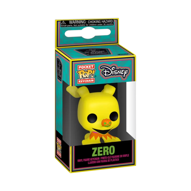 NIGHTMARE BEFORE XMAS - Pocket Pop Keychains - Blacklight Zero