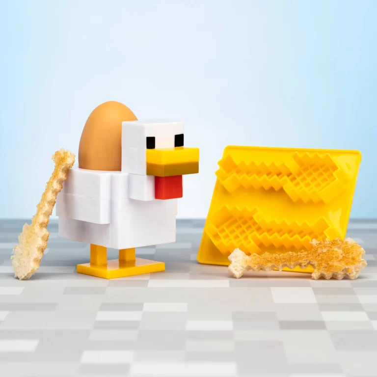 MINECRAFT - Chicken - Eierdopje en Toastsnijder