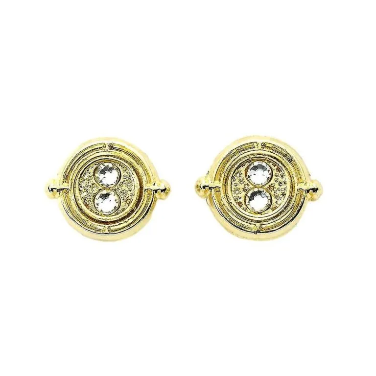 HARRY POTTER - Vergulde Stud Oorbellen - Time Turner