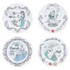 DISNEY - Prinsessen - Set van 4 borden 21cm