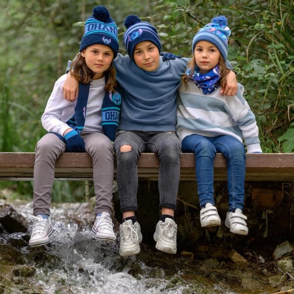 LILO & STITCH - Set Pompon Beanie + Handschoenen + Sjaal - kids - Afbeelding 6