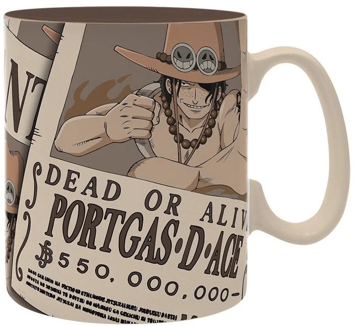 ONE PIECE - Wanted Ace - Mug 460ml