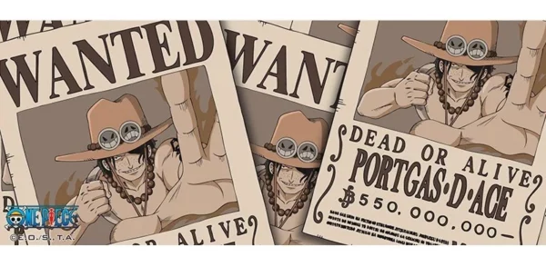 ONE PIECE - Wanted Ace - Mug 460ml - Afbeelding 3