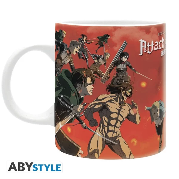 ATTACK ON TITAN - Mug 320ml - Battle scene - Afbeelding 2