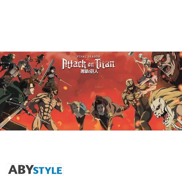 ATTACK ON TITAN - Mug 320ml - Battle scene - Afbeelding 3
