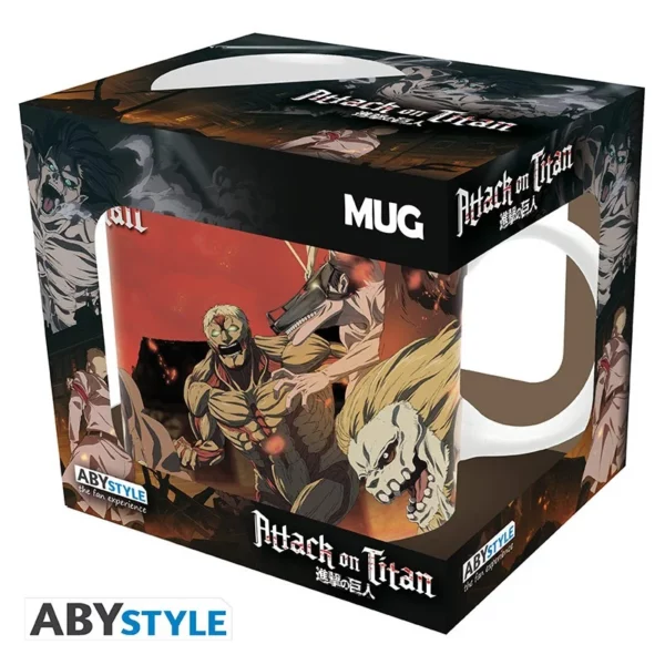 ATTACK ON TITAN - Mug 320ml - Battle scene - Afbeelding 4
