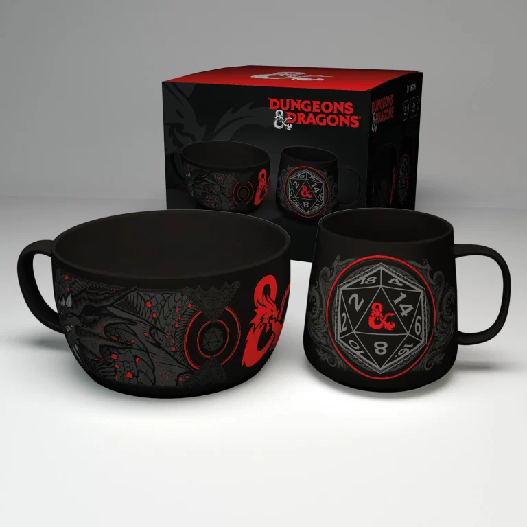 DUNGEONS & DRAGONS - Breakfast Set Bowl 850ml & Mug 380ml
