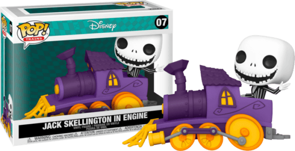 Funko Pop! Trains: Nightmare before Christmas (NBX): Jack Skullington in Engine (07)