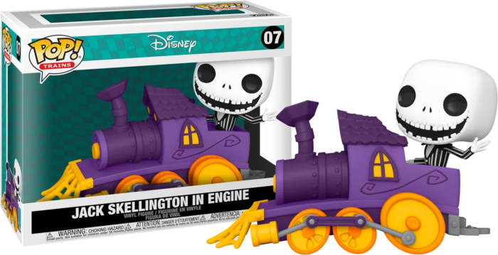 Funko Pop! Trains: Nightmare before Christmas (NBX): Jack Skullington in Engine (07)